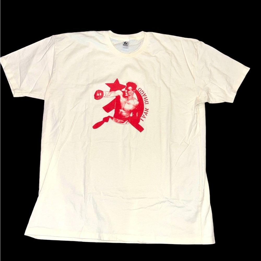 Rocky 4  Rare Promo (miss print!!) T-shirt 1976-06 NWOT never worn or washed